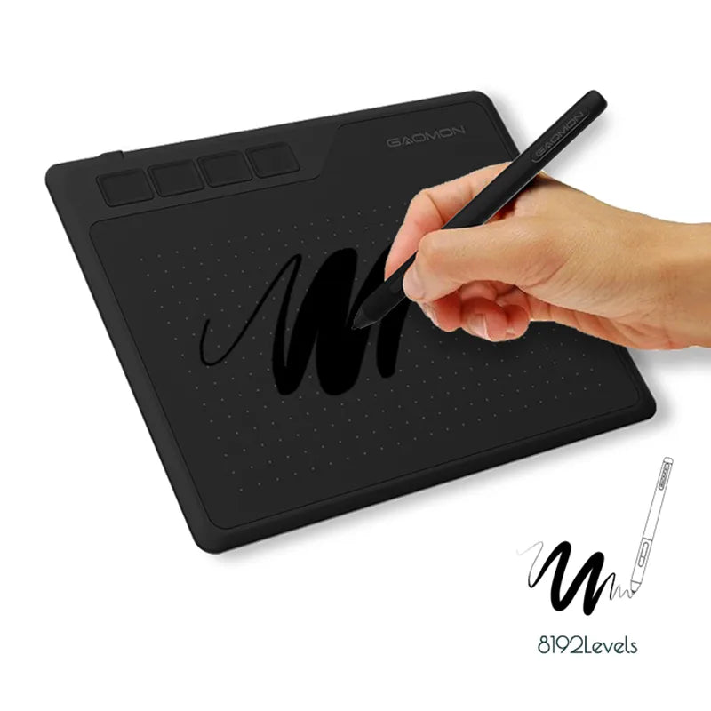 6.5 x 4" Kids Digital Graphic Tablet for Drawing Painting Pen Tablet for Android/Windows/Mac OS Little Artist Drawing Hub