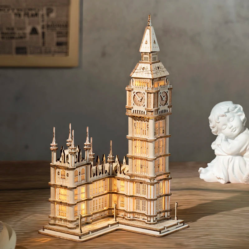 3D Wooden Puzzle Building Models Kids Toys Little Artist Hub