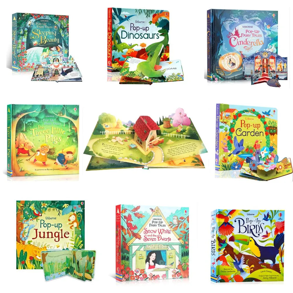 Pop Up 3D Flap Picture Books for Kids Fairy Tales Reading Book Gifts Little Artist Hub