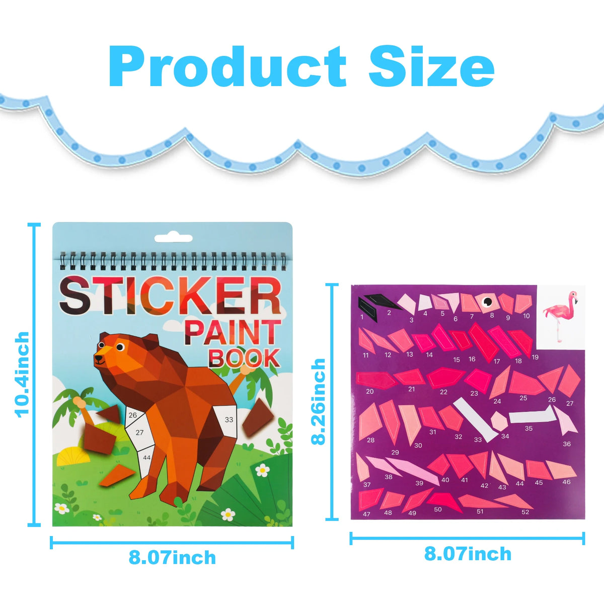 Sticker Boolets Sticker Books for Kids Sticker by Numbers Booklets – Little Artist World