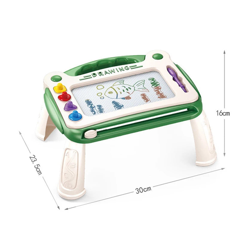 Children Magnetic Drawing Board Erasable Colorful WordPad Cartoon Painting Graffiti Board Art Educational Kids Toy Birthday Gift Little Artist Drawing Hub