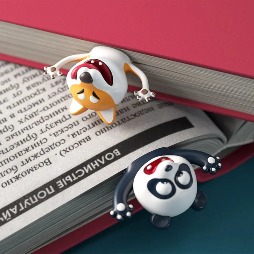 3D Kids' Cartoon Marker Bookmarks Creative Stationery for Kids Little Artist Drawing Hub