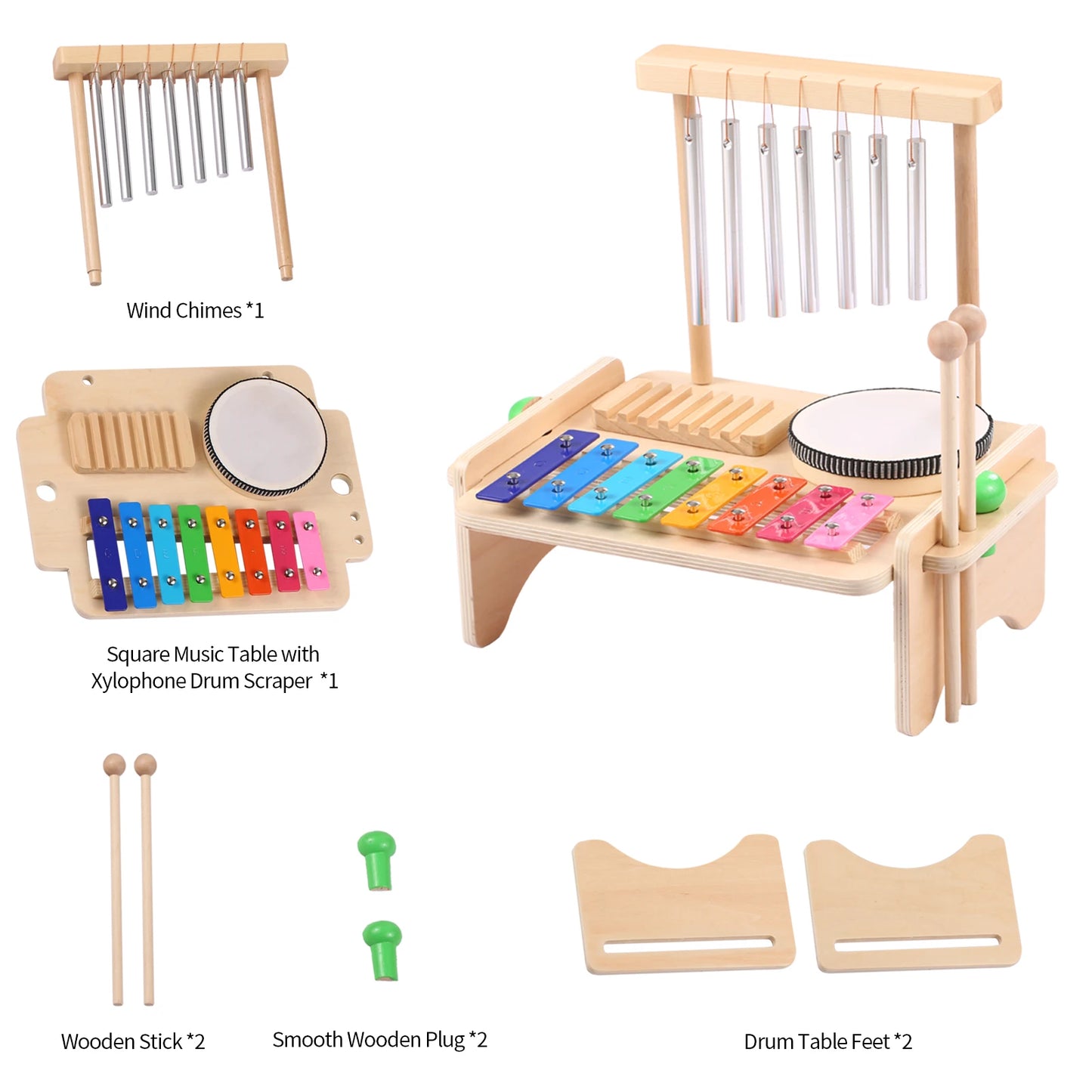 Kids Combination Musical Instrument Set Little Artist Hub