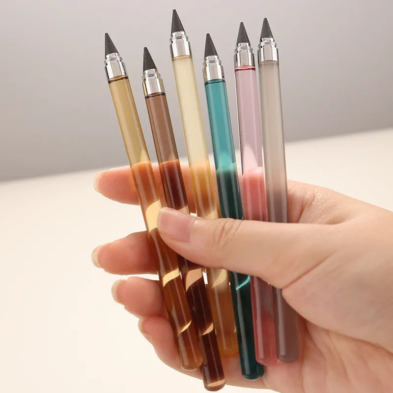 Reusable Eternal Pencil HB Unlimited Writing Pencil Everlasting Pencil Inkless Pencil Sketch Tool for Kids & Teens Little Artist Drawing Hub