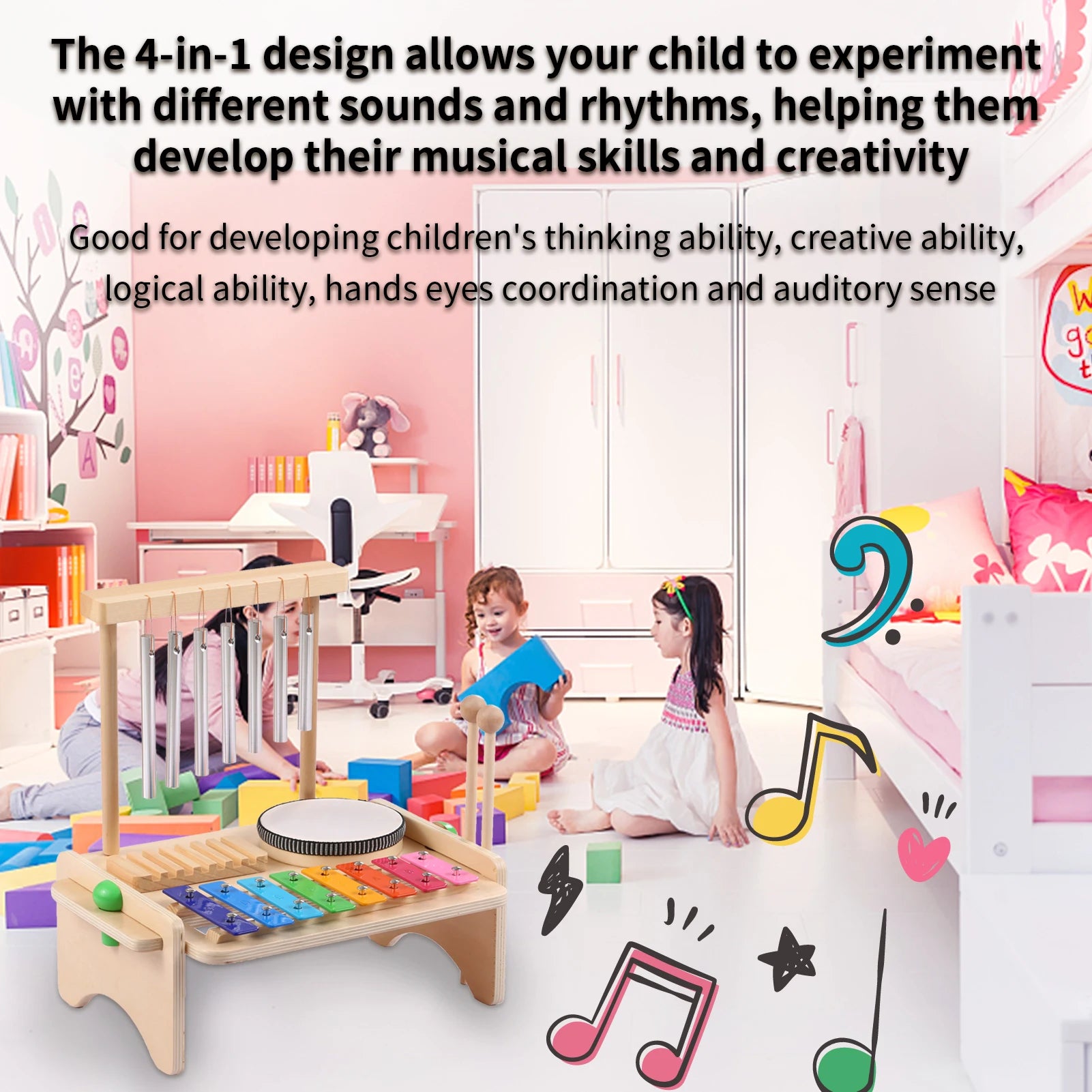 Kids Combination Musical Instrument Set Little Artist Hub